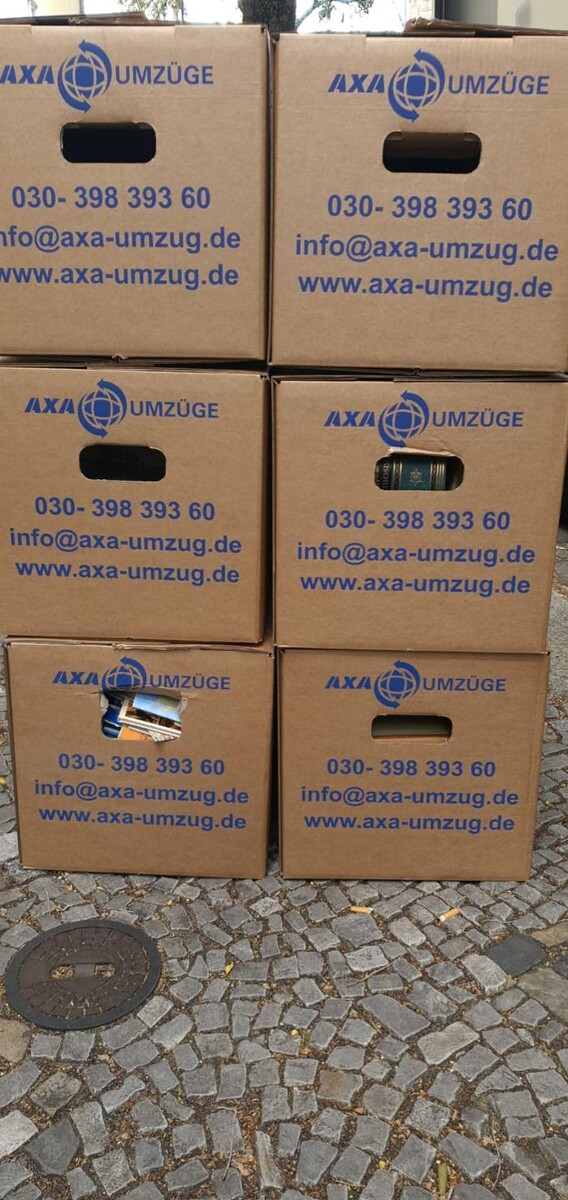 Bilder AXA Umzug Berlin