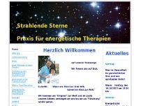 Strahlende Sterne Praxis für energetische Therapien Susanne Gapp website screenshot
