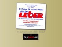 Maler Leber Inh. Christopher Seston website screenshot