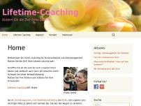 Lifetime Coaching website screenshot