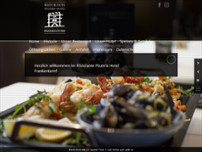 Restorante Pizzeria Hotel Frankenturm website screenshot