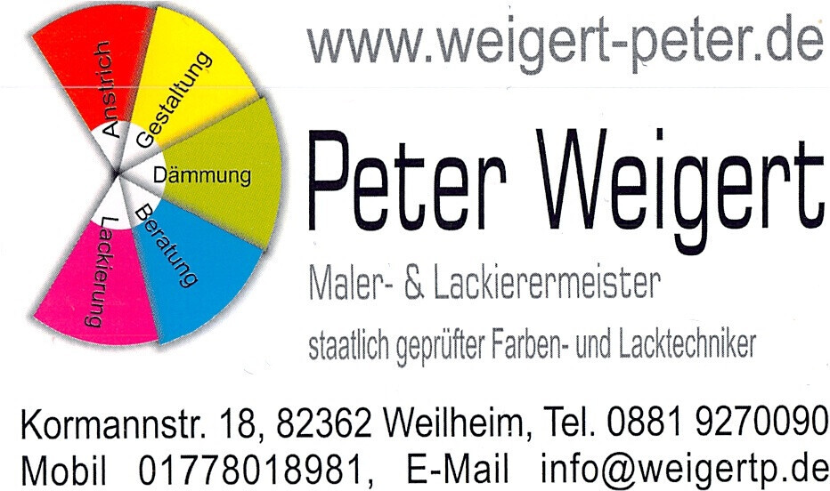 Peter Weigert Malerbetrieb Logo
