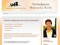 Screenshot for www.tierheilpraxis-manuela-roth.de