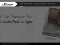 Kunstharz / Amos Beschichtungstechnik website screenshot