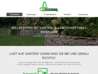 Dickmann Garten- und Landschaftbau GmbH website screenshot