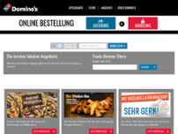 Screenshot for http://www.dominos.de
