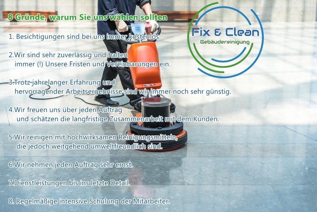 Bilder Fix & Clean Gebäudereinigung