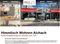 Website Screenshot Küchen-Welt Himmlisch Wohnen Aichach