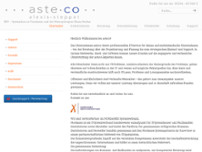 Alexis Steppat ASTECO       website screenshot