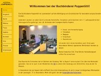 Buchbinderei PappenStil website screenshot