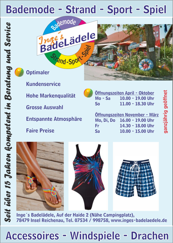 Bilder Inge's Badelädele