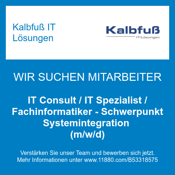 Bilder Kalbfuß IT Lösungen