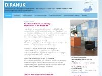 Diranuk Überörtliche Gemeinschaft (GbR) für diagnostische und interventionelle Radiologie und Nuklearmedizin website screenshot