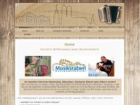 Musikstüberl website screenshot