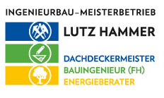 Dachdecker Lutz Hammer Ingenieurbau - Meisterbetrieb       Logo