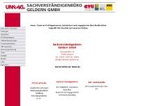 Sachverständigenbüro Geldern GmbH website screenshot