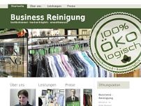 Business Reinigung website screenshot