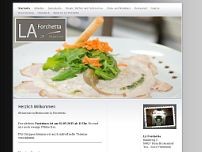 Ristorante La Forchetta website screenshot