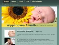 Wippermann, Almuth Hebamme website screenshot