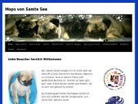 Mops von Samte See website screenshot