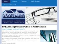 A. Tuchscherer Hausverwaltung - Cuxhaven website screenshot