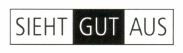 Sieht gut aus Logo