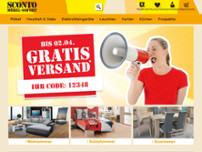 Sconto SB Der Möbelmarkt GmbH website screenshot