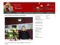 Dinges Blume website screenshot