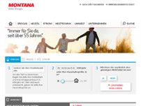 MONTANA Energie-Handel GmbH & Co. KG website screenshot