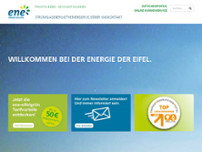 Energie Nordeifel GmbH & Co. KG website screenshot