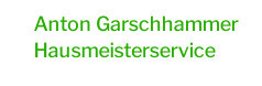Anton Garschhammer Hausmeisterservice Logo