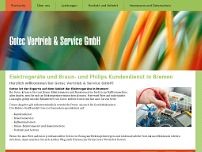 Gotec Vertrieb & Service GmbH website screenshot