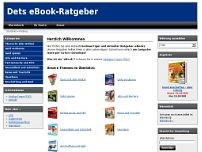 Dets eBook-Ratgeber website screenshot