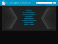 die besten Ratgeber im online Shop website screenshot