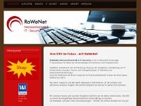 RaWeNet Netzwerktechnik  & IT-Security website screenshot