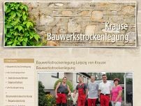 Krause - Bauwerkstrockenlegung website screenshot