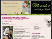 Blütenatelier website screenshot