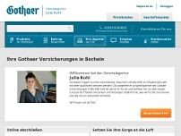 Screenshot for www.julia-kohl.gothaer.de