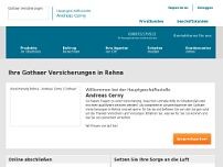 Screenshot for www.cerny.gothaer.de