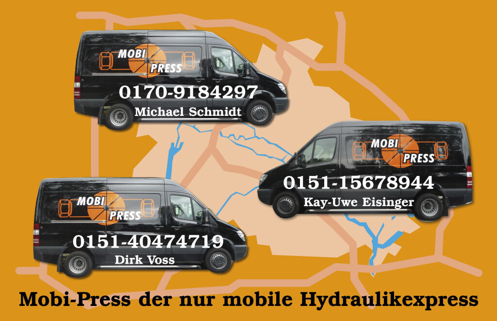 Bilder Mobi-Press Mobiler-Hydraulikservice Berlin & Umland