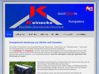Dachdeckermeisterbetrieb Keinecke website screenshot