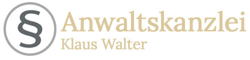 Anwaltskanzlei Klaus Walter Logo