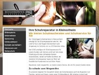 Finkernagel Schuhmacherei website screenshot