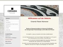 Ceramia Fliesen website screenshot