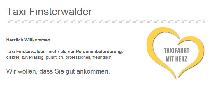Bilder Taxiunternehmen Désirée Finsterwalder