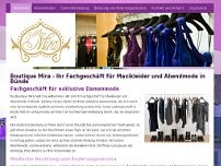 Boutique Mira website screenshot