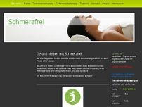 Schmerzfrei website screenshot