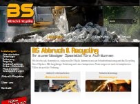 Website Screenshot BS Abbruch Recycling GmbH & Co.KG