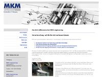 MKM-engineering website screenshot