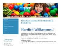 Tagesmutter Kinderbetreuung Petra Sand website screenshot